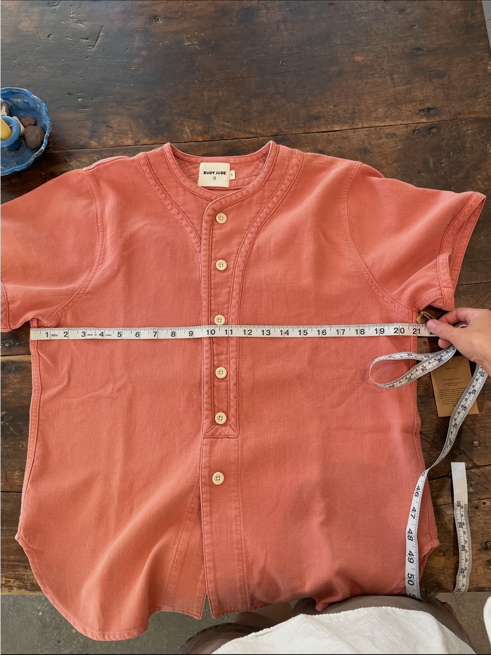 Looking for: Rudy Jude Baseball Shirt in Rust or Sea!